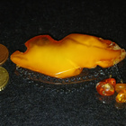 Vintage Antique Baltic egg yolk amber meripihka solki - pikkukuva 4