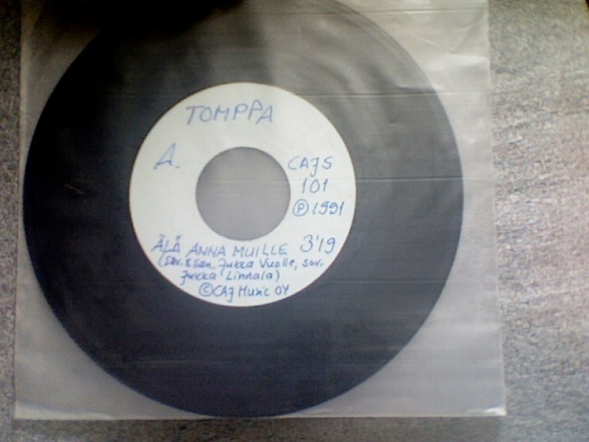 TOMPPA :: ÄLÄ ANNA MUILLE / MUSTAA JÄÄTÄ :: PROMO VINYYLI 7"