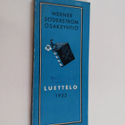 Werner Söderström osakeyhtiö : luettelo : 1932 - pikkukuva 1