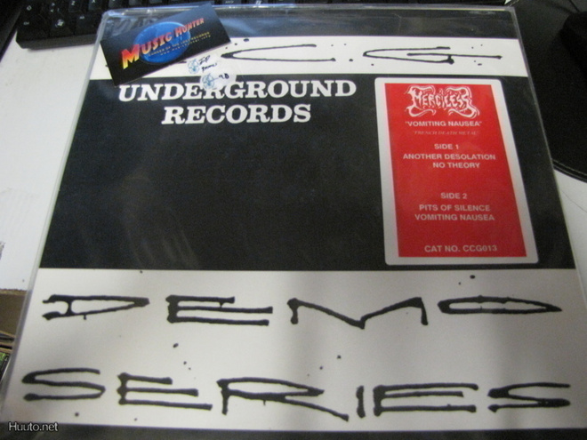 MERCILESS VOMITING NAUSEA 12''EP  M/M- SOITTAMATON? PROMO 90