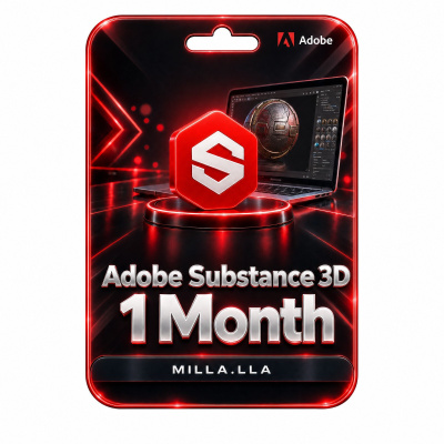 Adobe Substance 3D 1 kk lunastuskoodi, digitaalinen toimitus