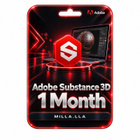Adobe Substance 3D 1 kk lunastuskoodi, digitaalinen toimitus - pikkukuva 1