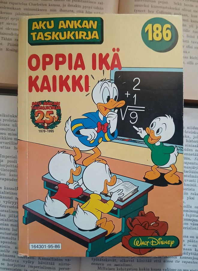 Aku Ankan taskukirja 186 • Oppia ikä kaikki (pokkari)