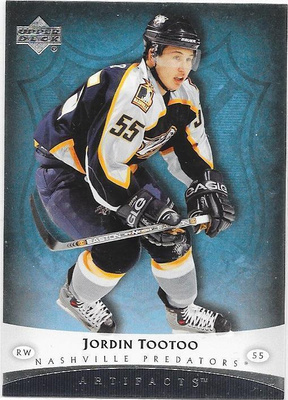 2005-06 UD Artifacts #56 Jordin Tootoo Nashville Preds gooni