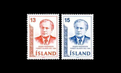 Islanti 480-1 ** Asgeir Asgeirsson (1973)