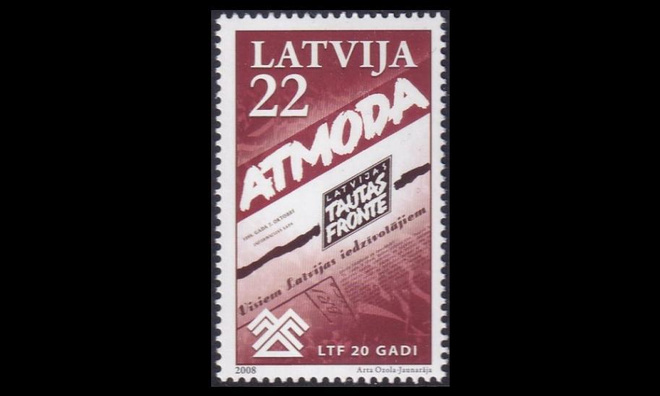 Latvia 742 ** Kansanrintamat 20v (2008)