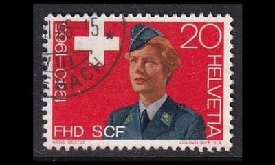 Sveitsi 810 o Naisten asepalvelu 25v (1965)