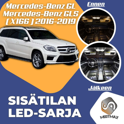 Mercedes-Benz GL (X166) Sisätilan LED-sarja 14-o