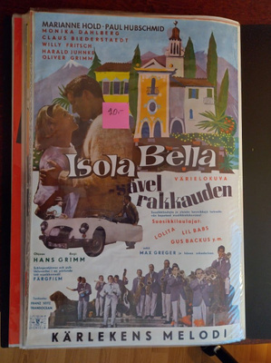 Isola Bella Sävel Rakkauden Elokuvajuliste