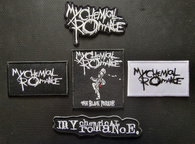 5 kpl My Chemical Romance kangasmerkkejä osa 2