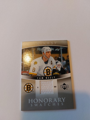 2006-07 Upper Deck Trilogy Honorary Swatches #HSCN Cam Neely
