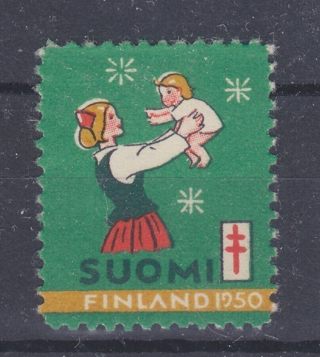 1950 TUB merkki postituoreena.