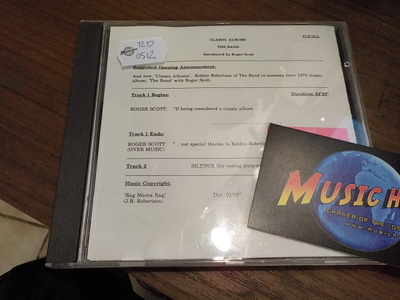 CLASSIC ALBUMS - THE BAND RADIO LRADIO HAASTATTELU CD