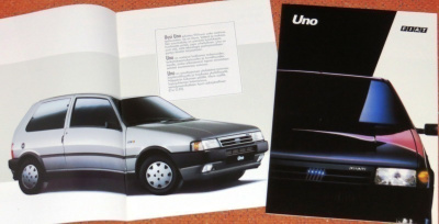 1993 Fiat Uno esite - suom - KUIN UUSI - 12 sivua