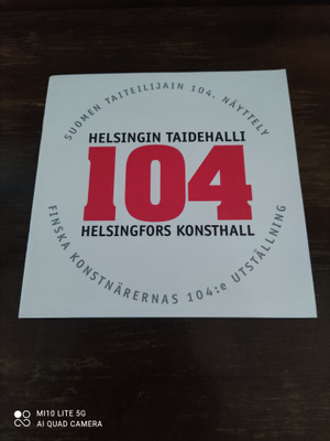 Suomen taiteilijain 104. näyttely - esite