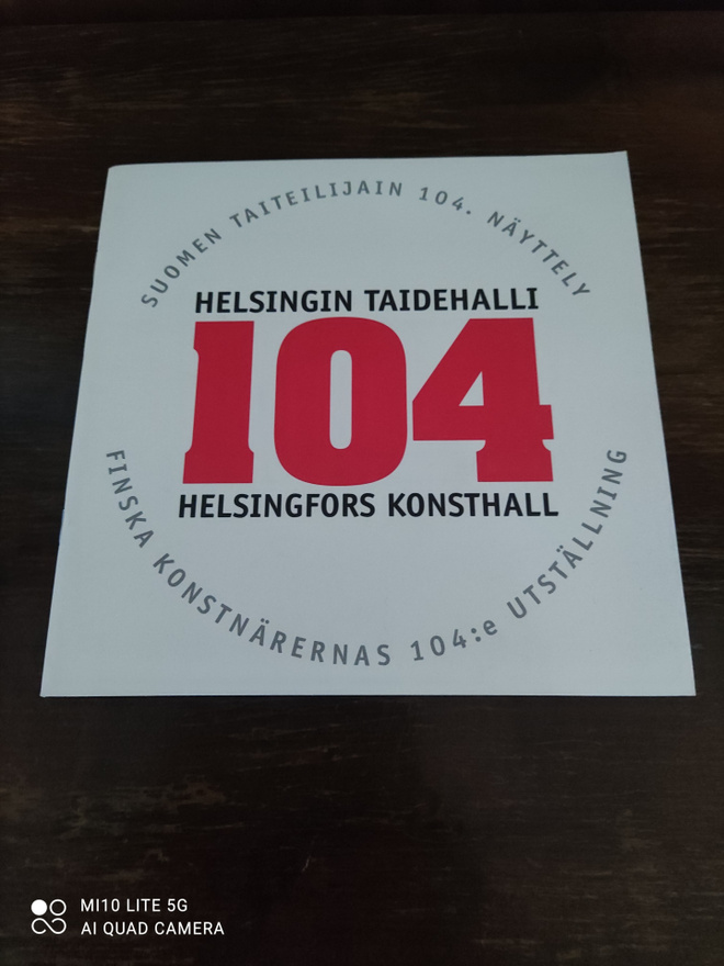 Suomen taiteilijain 104. näyttely - esite