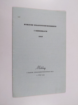 Nordisk brandteknikermode  i Kobenhavn 1949