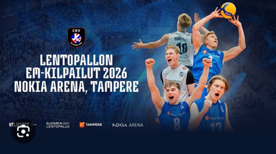 Lentopallon EM-kisat Suomi-Serbia 13.9