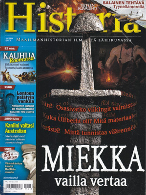 Tieteen Kuvalehti HISTORIA 16/2014 Viikinkimiekka