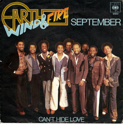 EARTH, WIND & FIRE: September / Can't Hide Love 7" kannet