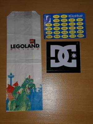 EURO MARKKAMUUNNIN -KORTTI + Legoland pussi + Dolce&Gabbana
