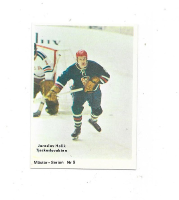 1970 SWE Mästar Serie #6 Jaroslav Holik , Tsekkoslovakia