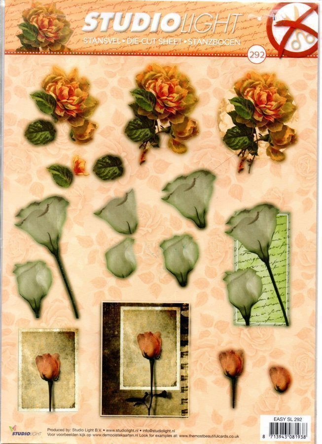 STANSSATTU 3D °°VAALEAT & ORANSSIT KUKAT°° /Studio Light