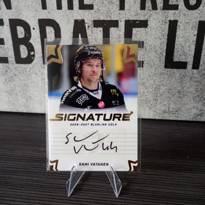 Sami Vatanen 2026-27 Blueline Signature gold
