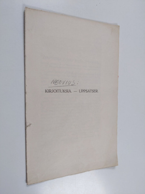 Adolf Neovius : Poimintoja Ericus Erici'n postillasta : l...