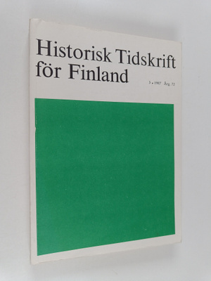 Nils Erik Villstrand : Historisk Tidskrift för Finland 3/...
