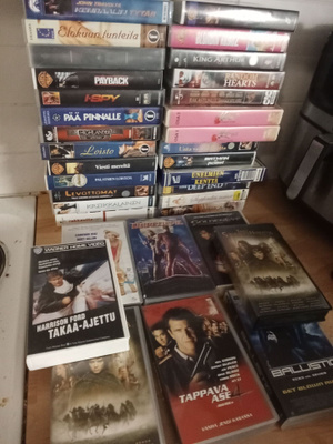 VHS elokuvat 34kpl