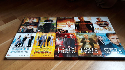 CSI Miami Kaudet 1-10 Koko Sarja DVD