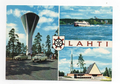 Lahti: vesitorni, tehi ja kirkko