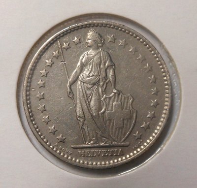 Switzerland. 2 Franc 1970.