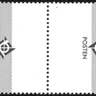 ÅL 1993 Kansanpuvut 17,00 mk välilöpari logo ** LaPe 074 - pikkukuva 2