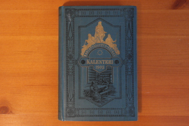 Kansanvalistuseuran kalenteri 1903.Sid.1.P.Ex Libris.Hieno.
