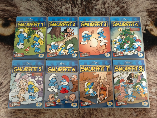 Smurffit 50V Juhlajulkaisu DVD:t (1958-2008)