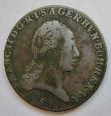Itävalta Austria 3 kreuzer S 1800