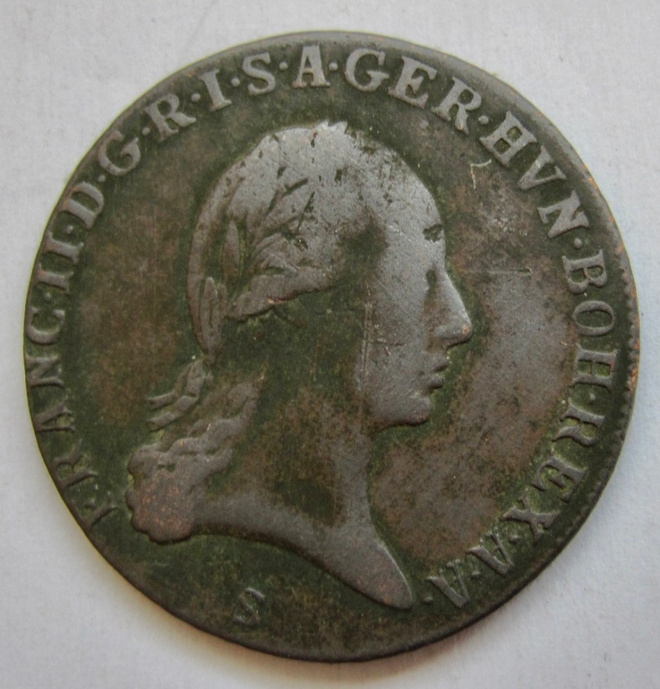 Itävalta Austria 3 kreuzer S 1800