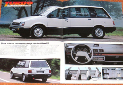 1985 Mitsubishi Space Wagon Turbo Diesel esite - suom
