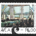 Åland 1991 Itsehallinto 12,00 mk EP Lape 053 alareuna LOISTO - pikkukuva 1