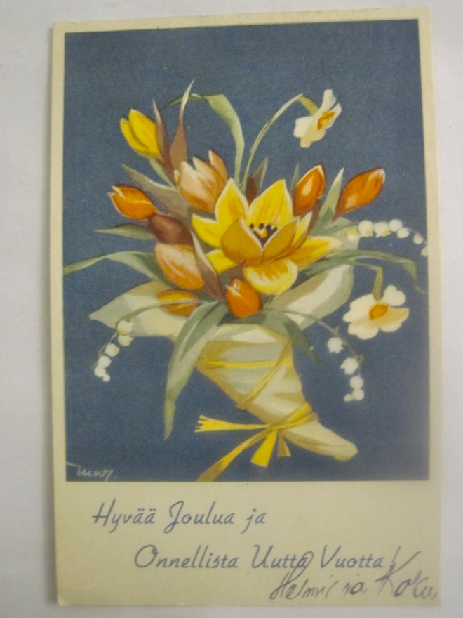 VANHA Postikortti Maartta Wendelin 1930-l