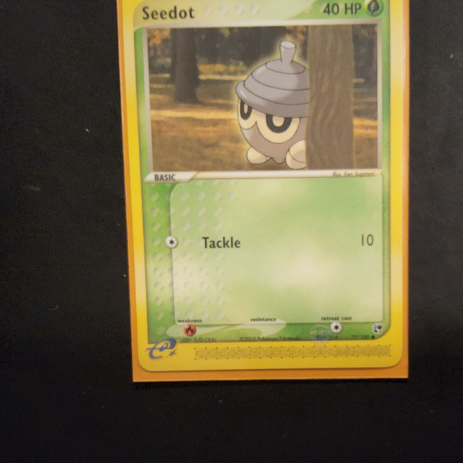 Seedot #77 Pokemon Sandstorm card