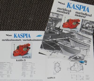 1984 Kaspia meridiesel esite - KUIN UUSI - Russia