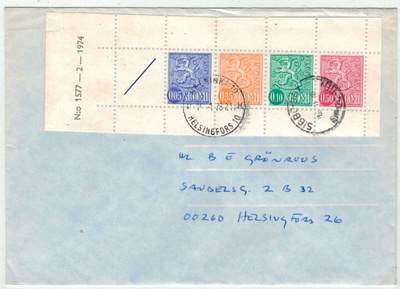 1974 AV 7 1577-2-1974 lehti kirjeellä