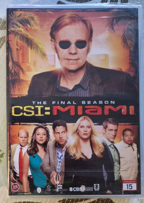 CSI MIAMI kausi 10 THE FINAL SEASON - DVD Boxi [Uusi]