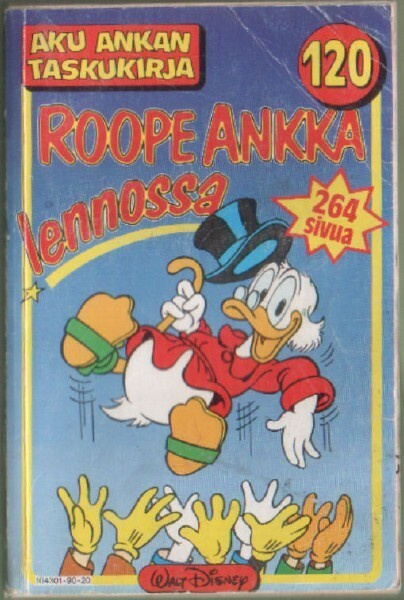 Aku Ankan Taskukirja 120 Roope Ankka lennossa (1p. 1990)