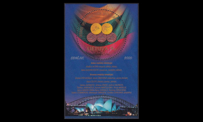 Liettua 749BL21 ** Sydneyn olympialaiset (2000)