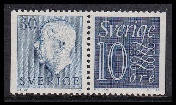 Ruotsi 427-430aDD ** Gustaf-numero vihkopari (1957)
