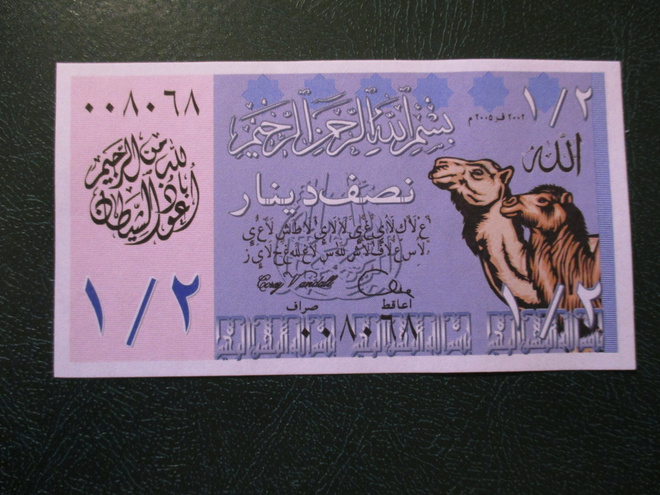 ANTNAPOLISTAN 0,5 DINAR 2005 P-1 UNC  (K15-S60)